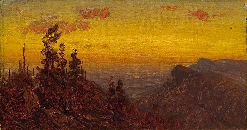 Sanford Robinson Gifford From the Shawangunk Mountains Norge oil painting art